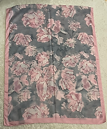 Çiçek desen soft şal