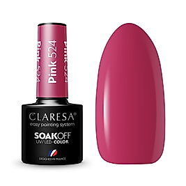 Claresa Pink 524 Kalıcı Oje | 5gr | Polonya 2025 Üretimi En Yüksek Kalitede Kalıcı Oje