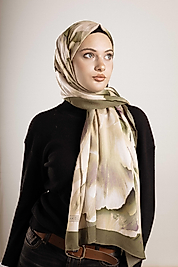 FLOOR İPEK ŞAL İTALYAN DİKİŞİ DESEN-3