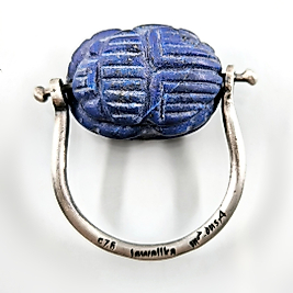 SCARAB LAPİS YÜZÜK