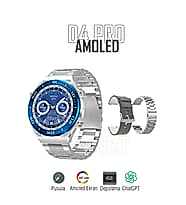 D4 Pro 1.43Inç Amoled Ekran 4GB Dahili Hafıza Market/Müzik Özellikli Akıllı