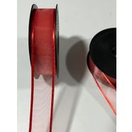 2,5CM ŞİFON KIRMIZI
