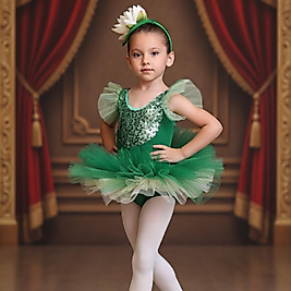 Bale kostümü Yeşil