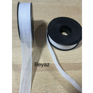 KETEN KURDALE 2,5 CM BEYAZ