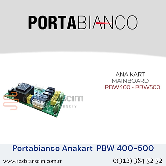 PORTABIANCO PBW 500 / PBW 400 ELEKTRONİK KART