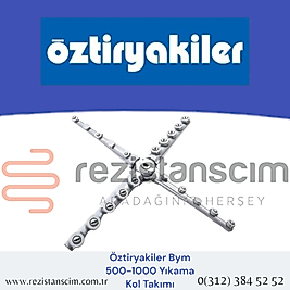 ÖZTİRYAKİLER DURULAMA YIKAMA KOL TAKIMI 4 KOL