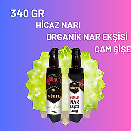 NÜKTE ORGANİK %100 DOĞAL NAR EKŞİSİ  340 GR