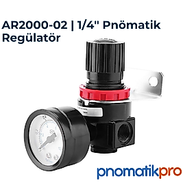 AR2000-02 | 1/4" Pnömatik Regülatör