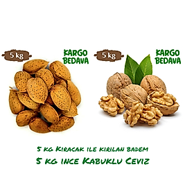 Özel Fiyat-5 kg Ceviz 5 kg Badem