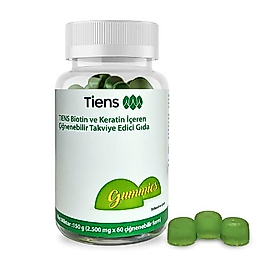 TIENS Biotin ve Keratin İçeren Çiğnenebilir Takviye Edici Gıda