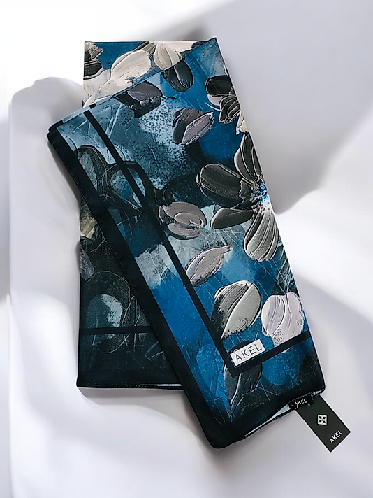 Akel Digital Kristal Eşarp  Çiçek Desen