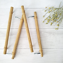192 mm Açık Meşe Rattan Kulp