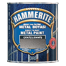 HAMMERITE Çekiçlenmiş Metal Boyası 2.5 Litre gri