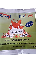 Smart Prolive 50 G (KANATLI HAYVANLAR İÇİN  PROBİYOTİK)