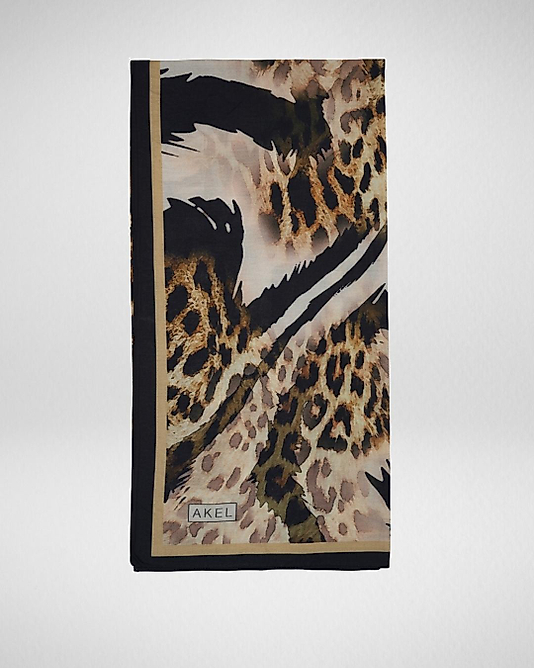 Spring Eşarp Leopar Yeni Desen-2