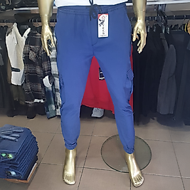 Erkek 6 Cepli Slim Fit Battal Beden Kargo Pantolon