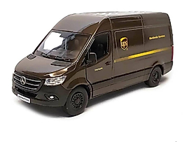 Kinsmart Çek Bırak Mercedes-Benz Sprinter Ups 1:46 Ölçek
