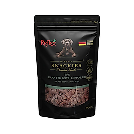 Reflex Snackies Füme Dana Etli Eğitim Lokmaları Köpek Ödül Maması (170 g)