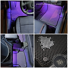 Audi A3 2004 - 2008  Akıllı Premium Eva Oto Paspas (Aksesuarlar Fiyata Dahil Değildir)