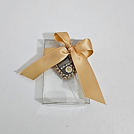 Kahverengi Kurdeleli Kutulu Taşlı Zikirmatik