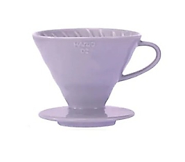 HARİO V60 02 SERAMİK DRİPPER AÇIK MOR