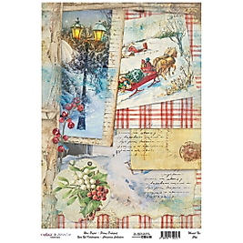 Model 894 Yılbaşı Cadence Pirinç Dekopaj Kağıdı 30x42cm