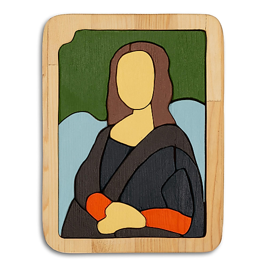 Mona Lisa Ahşap Puzzle