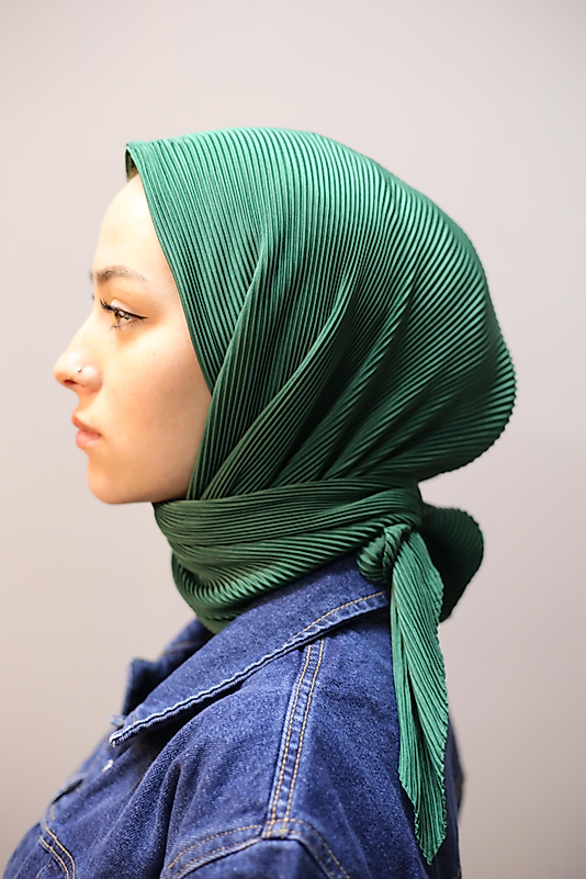 Düz Piliseli Günlük Eşarp