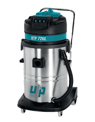 ENDÜSTRİYEL TİP ÜÇ MOTORLU ELEKTRİKLİ SÜPÜRGE PASLANMAZ GÖVDE - 72 LT ( KDV DAHİL )