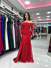 Ayla  Kırmızı Abiye