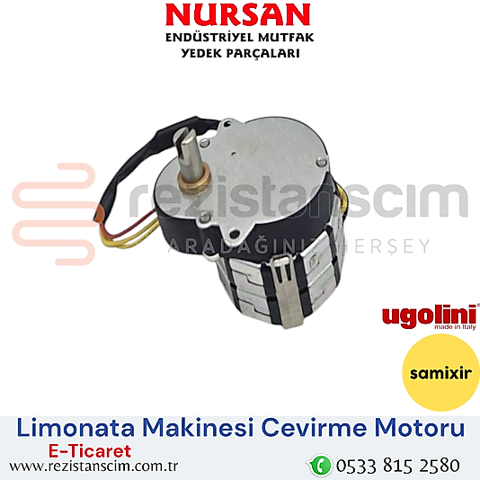 UGOLİNİ LİMONATA MAKİNESİ PALET CEVİRME ALT MOTOR (İTALY)
