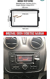 Renoult symbol dabıl teyp çerçevesi orjinal torpidoya direk uyumlu cadence