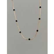 Xuping Rose-Gold Siyah Dorika Kolye