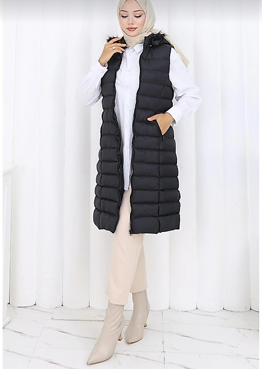 Şişme Yelek Siyah Renk