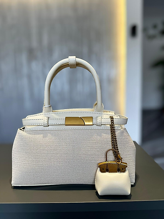 LEVİDOR VİZON KREM ÇANTA