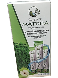 Fırsat Kapısı Matcha Detox Bromelain Elma Aromalı Detox Burner Form Maça Çayı  20 Paket