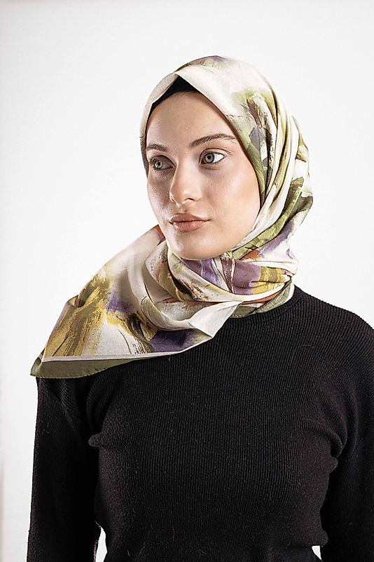 SPRİNG EŞARP DESEN-1