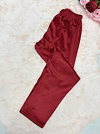 Kırmızı Kadife Pijama Altı