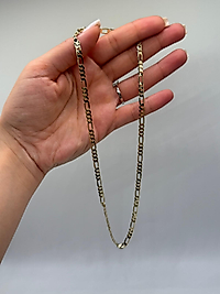 Xuping VIP Çelik Figaro Zincir Kolye – 14K Altın Renk