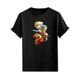 Anime Karakter Tarzı Baskılı Oversize Unisex Tişört