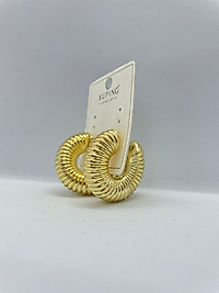 Gold Rengi Salyangoz Küpe