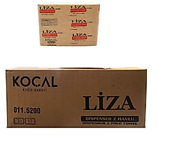 Liza Ultra Dispenser Z Havlu 200 Yaprak x 12 Paket