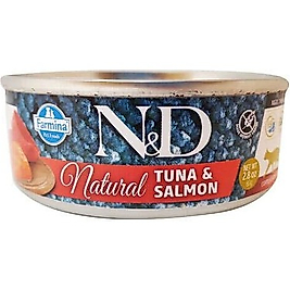 N&D Doğal Tuna & Somon Balıklı 85gr
