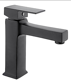 Siyah Kare Lavabo Bataryası