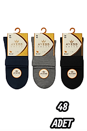 Kadın Ayess Konç Patik Çorap 48 Adet