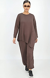 kahverengi salaş model ikili takım