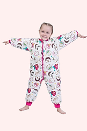 Desenli 2.5 TOG Uyku Tulumu – Fermuarlı (4-6 Yaş)