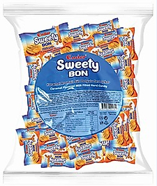 ENDER SWEETY BON SÜTLÜ&KARAMEL ŞEKER 1 KG*8