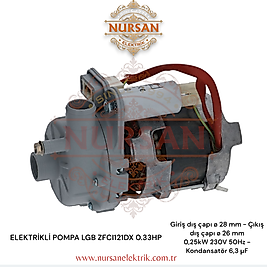 Lgb-Fır ELEKTRİKLİ POMPA LGB ZFCI121DX 0.33HP