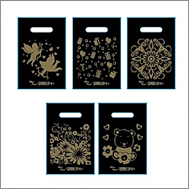 1000 Adet NO:0 El Geçme  Baskılı Poşet En:20 cm/Boy:30 cm 1000(Bin)Adet